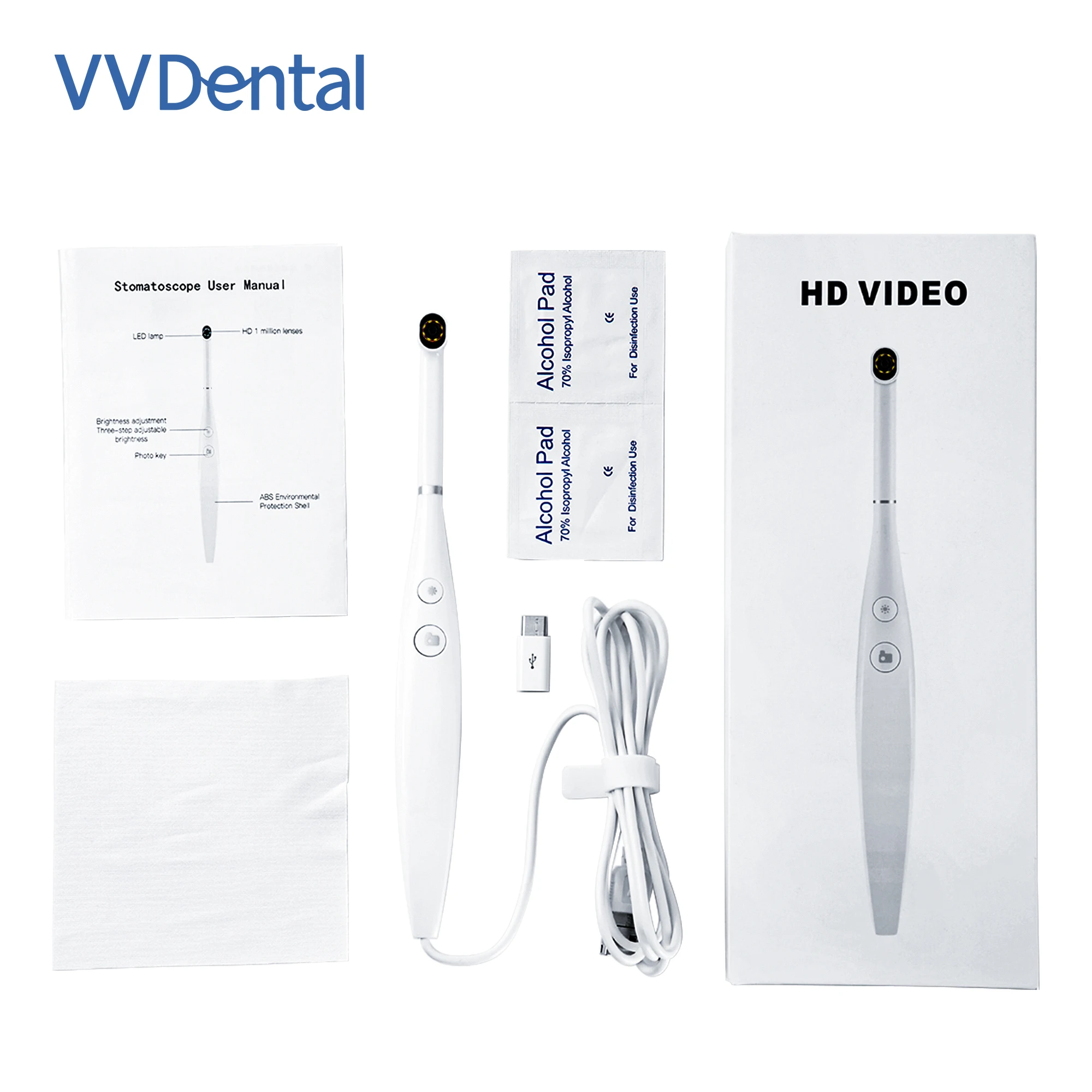 

VV Dental USB Home High-definition Oral Camera Three-in-one Visual Dental Mirror