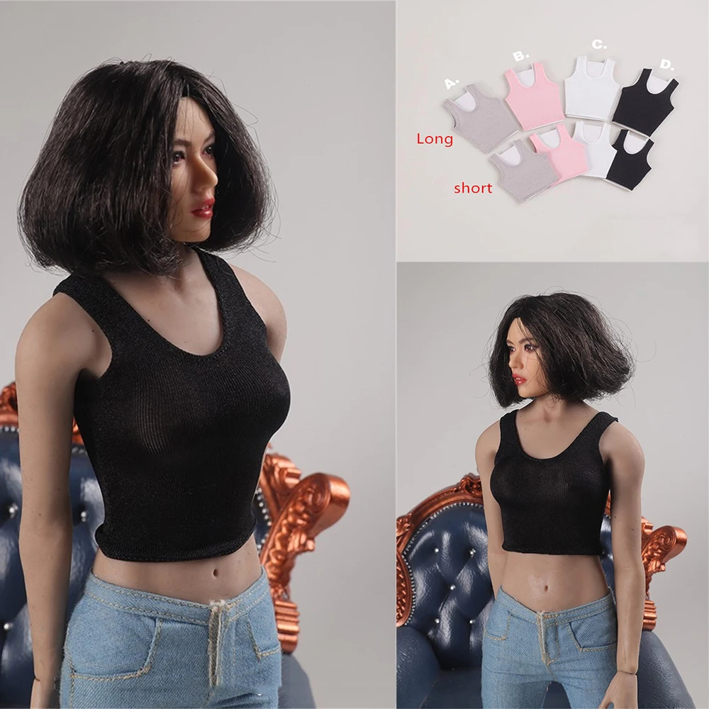 

CCTOYS CC004 1/6 Женский Одежда для солдат Тонирующий спортивный жилет короткая рубашка/длинный тип подходит для 12 "фигурки тела