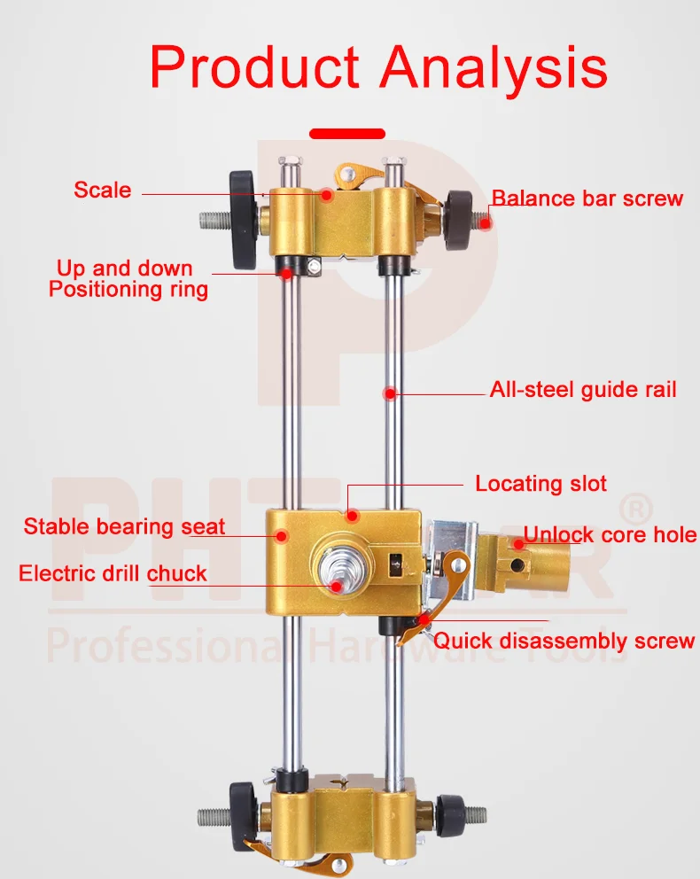 

New upgrade Door Lock Opener drill bit kit Wrench Pocket Hole Saw Opener Installation Mortising Fitting Jig Tools