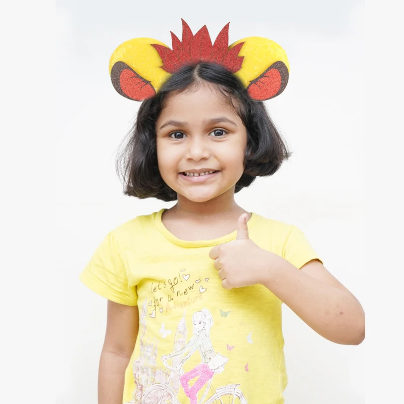 Рисунок 3 - Ободок для волос с ушками мыши и блестками