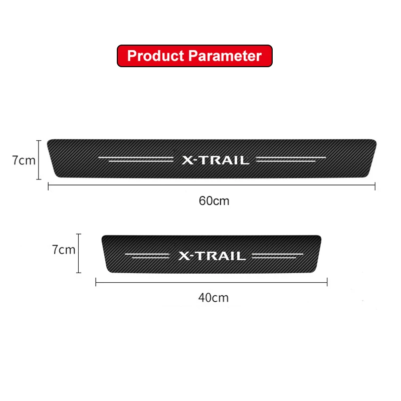 Защитные наклейки на пороги автомобиля наклейка порог для Nissan X-trail XTRAIL X Trail T33 T32 T31