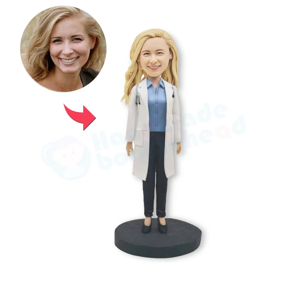 

Custom Bobblehead Figurine The Office Nurse Doctor Make Own Bobble Head Personalized Anime Figure Based On Your Photos For Gifts