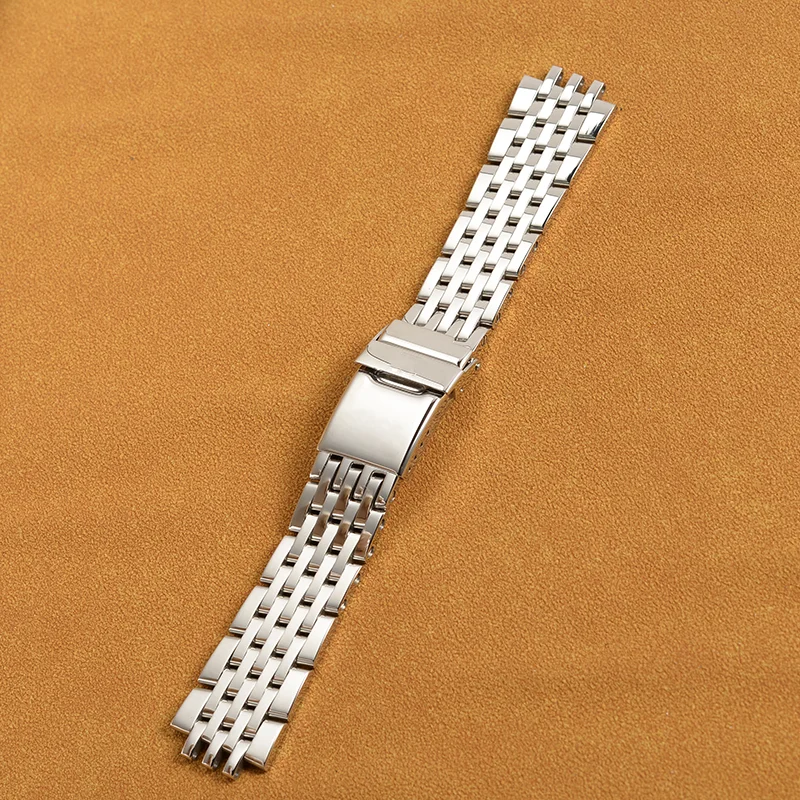 22mm 24mm Silver Stainless Steel Watch Bracelet For Breitling Strap Band For AVENGER NAVITIMER Watchband