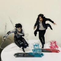 anime attack on titan figure eren jaeger acrylic stands shingeki no kyojin levi%c2%b7ackerman character model plate fans collect toys