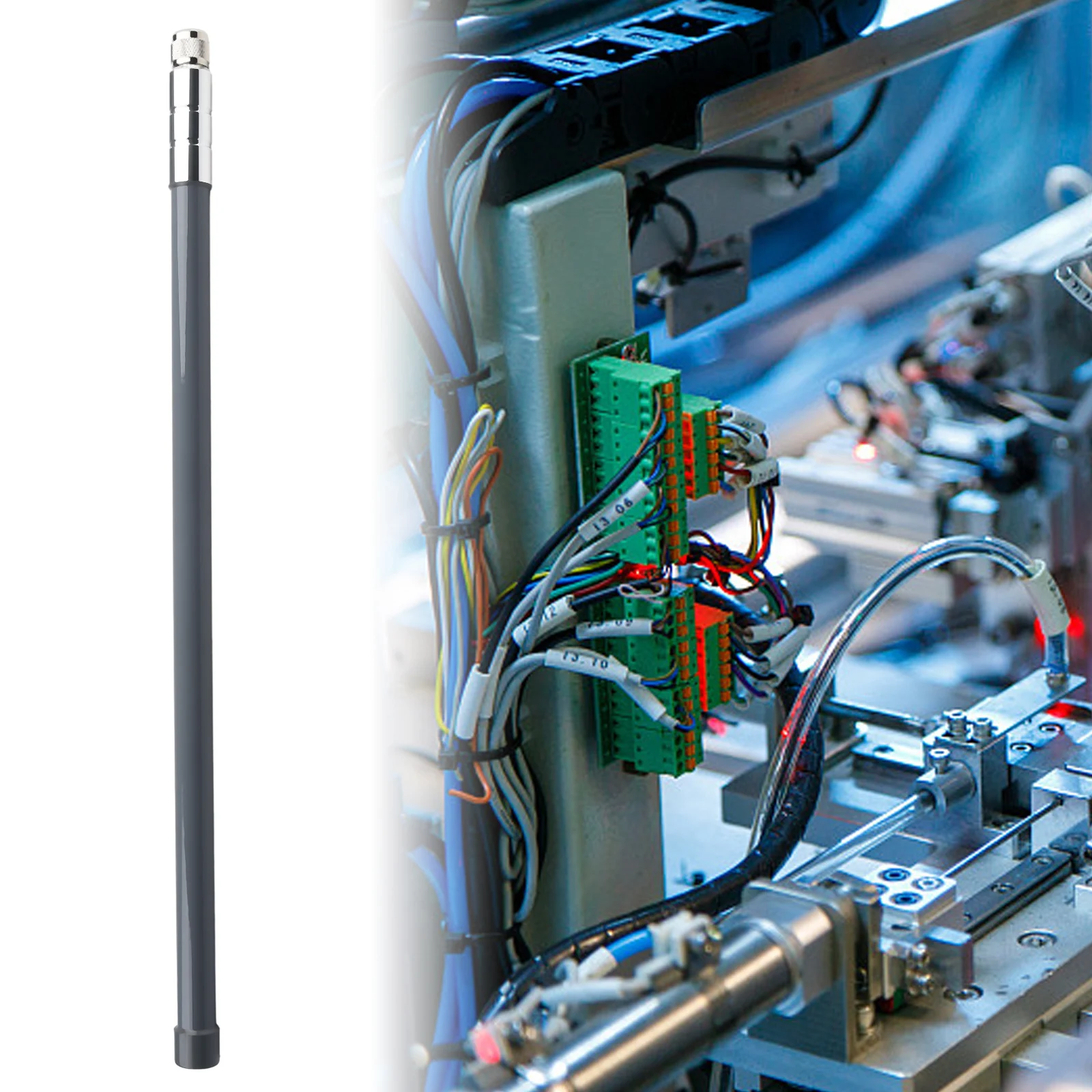 

Комплект антенн для мониторинга окружающей среды в сельском хозяйстве 1 шт. 50 Ом 868 МГц 915 МГц Стекловолоконный гелий N-Male Omni STARF