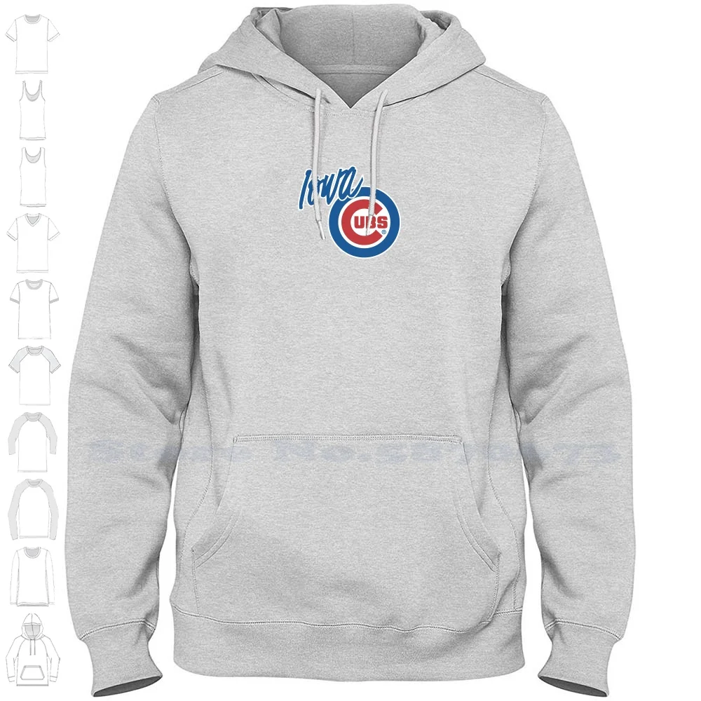 

Iowa Cubs Logo Casual Clothing Sweatshirt Printed Logo Graphic Hoodie