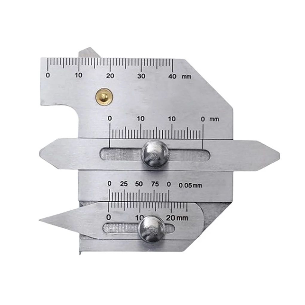 

Stainless Steel Welding Gauge Replaceable Professional Inspection Ruler