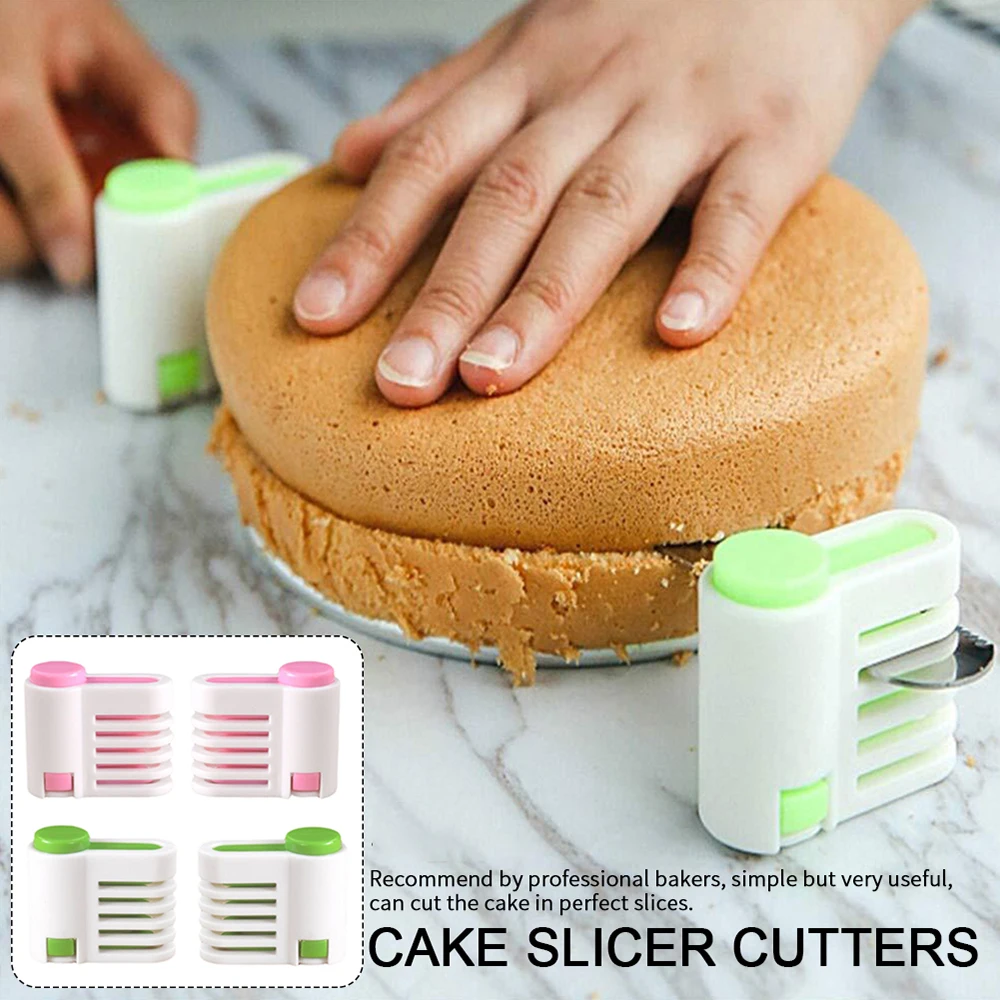 

Kitchen Accessories-1 Pair DIY Cake Slicers 5 Layers Cake Pie Slicer Set,Cake Tools Baking Accessories For Kitchen Convenience