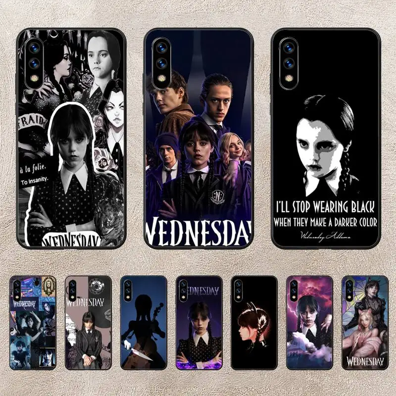

Wednesday Addams Phone Case For Huawei G7 G8 P7 P8 P9 P10 P20 P30 Lite Mini Pro P Smart Plus Cove Fundas
