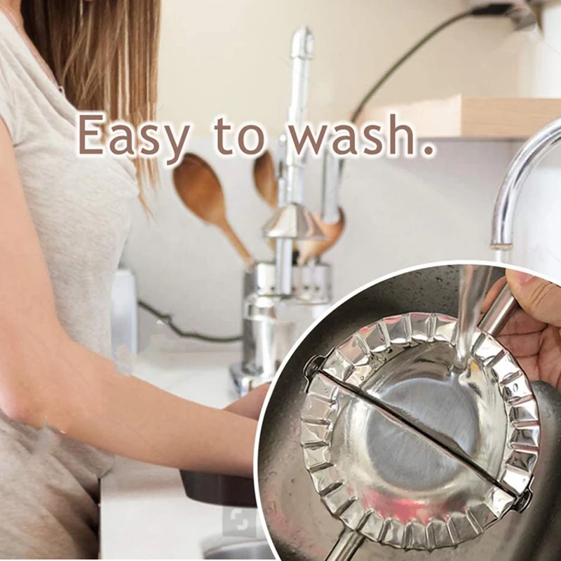 Большая машина для изготовления пельменей из нержавеющей стали 2-в-1 Резак