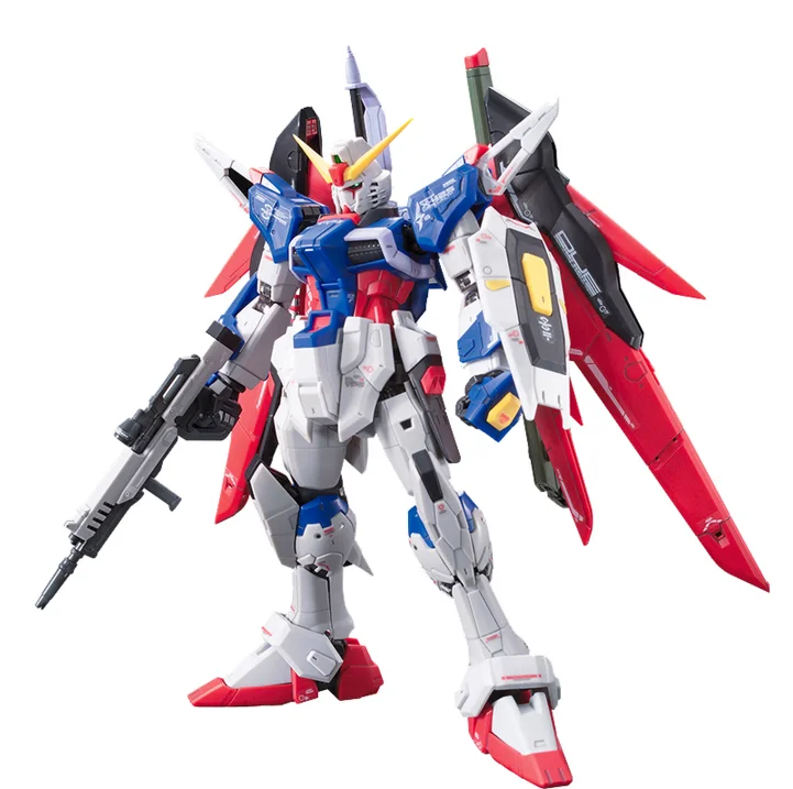 Фото Оригинальный сборный конструктор Bandai RG 144 Destiny Gundam Wings of Light Gundam SEED, модель меха, подарок для мальчиков №2