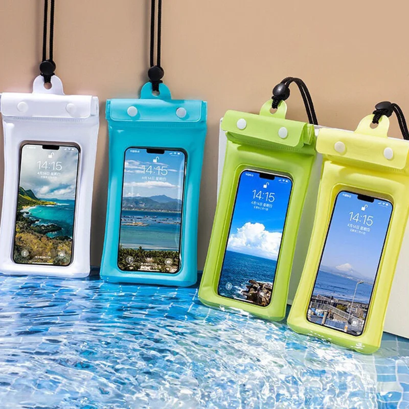 

3.5-7.2 inches Waterproof Phone Case For Phone 14 13 12 Pro Max X Xs 8 Oneplus Sam Underwater Cover Case Phone Pouch