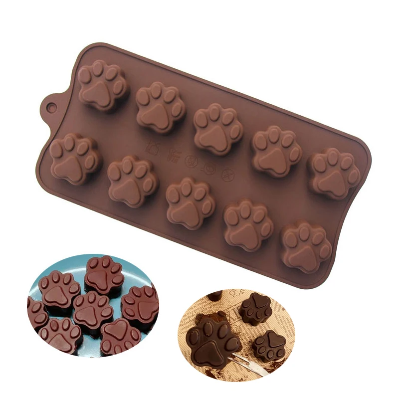 

Силиконовая форма для выпечки кошачья лапка