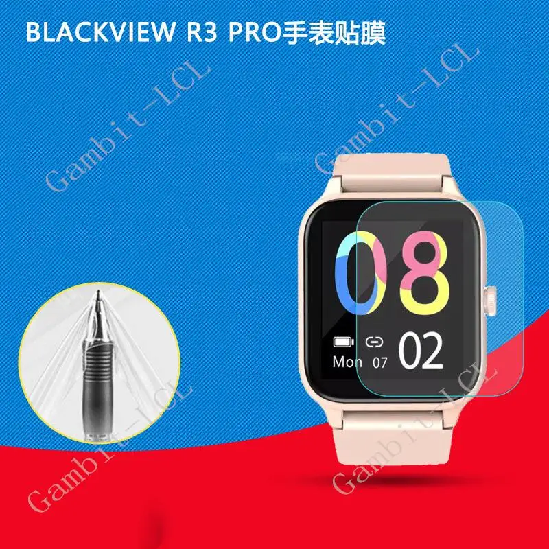 for blackview r3 pro r5 r3pro smartwatch hydrogel full film protective screen protector smart watch cover not tempered glass free global shipping