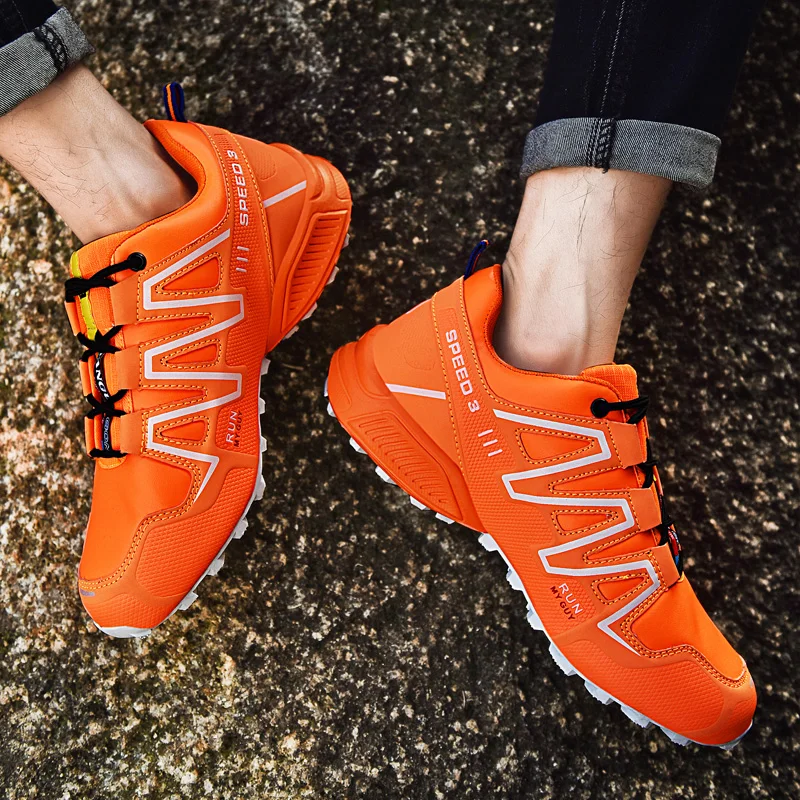 

Spring Outdoor Hiking Shoes Lightweight Non-slip Breathable Men's Shoes Men's Hiking Shoes Work Shoes Fitness Men's Sports Shoes