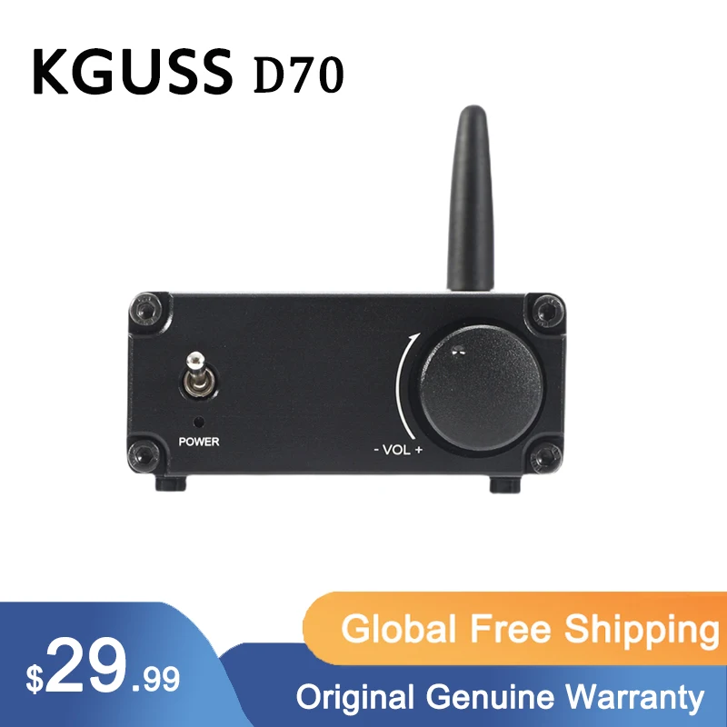 Фото Цифровой усилитель KGUSS D70 MA12070 MINI HIFI класса D с поддержкой Bluetooth 5 0 70 Вт * 2 - купить по