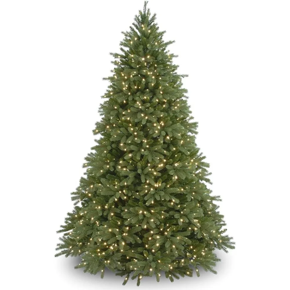 

Feel Real Pre-lit Artificial Christmas Tree | Includes Pre-strung White Lights and Stand | Jersey Fraser Fir - 6.5 ft decoration