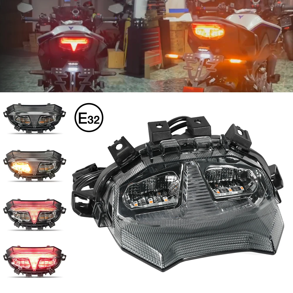 

Задний фонарь мотоцикла MT-09 SP 2024 для YAMAHA MT09 Y-AMT MT-09SP 2025, задний стоп-сигнал, задний фонарь, светодиодный указатель поворота, мигалка