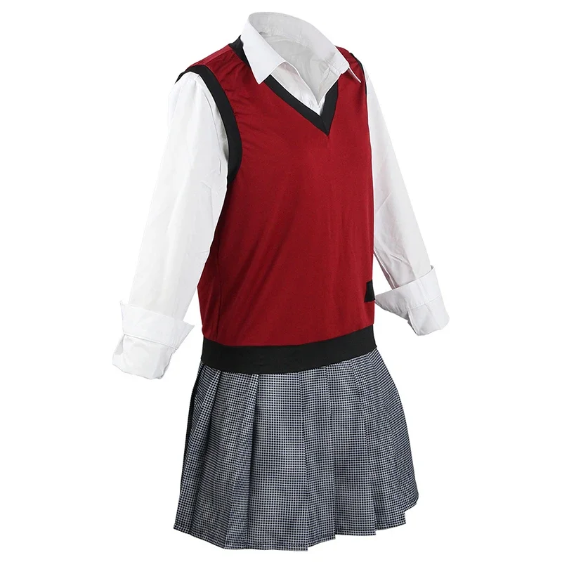 Костюм для косплея мидари ичисима из аниме какейгуруи полный комплект рубашки и