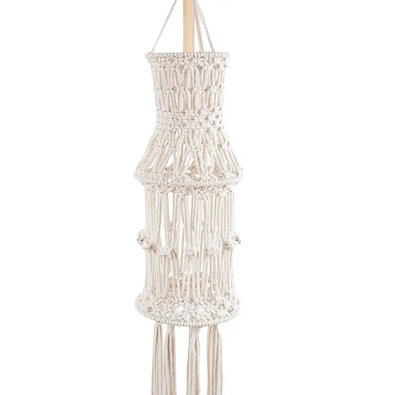 

Boho Lamp Shade Handmade Macrame Lamp Shade Boho Handmade Woven Chandelier Shade For Bedroom Living Room