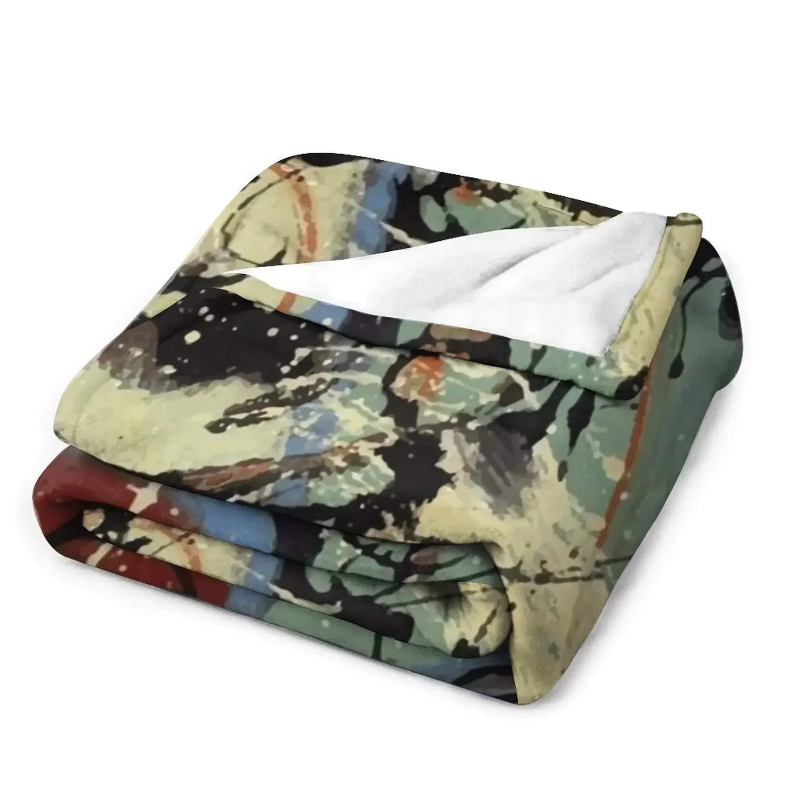 New Jackson Pollack | Композиция с заливкой II Плед Одиночные зимние постельные одеяла