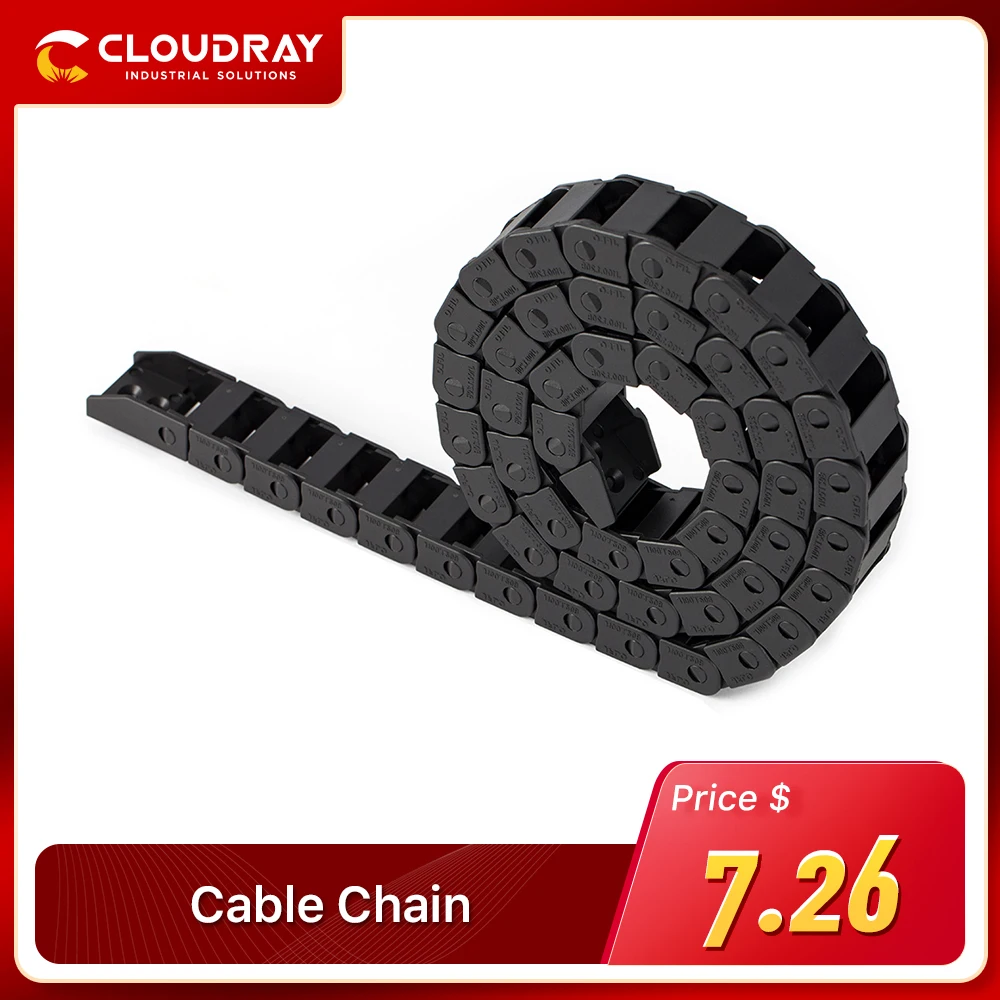 Цепочка кабельная Cloudray 15x20 15x30 18x25 18x37 мм, пластиковая, не открывающаяся, для передачи передач, мостового типа