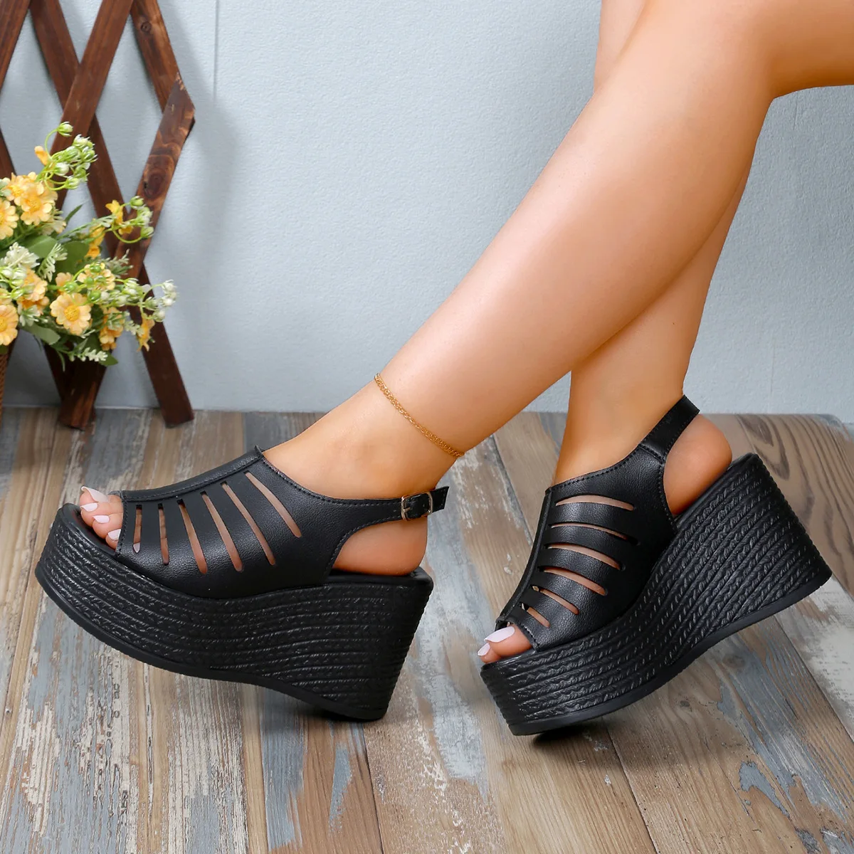 Обувь Роскошные сандалии лоферы без шнуровки летние женские костюмы большого