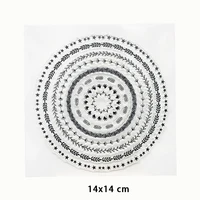 circle and plants clear stamp for diy scrapbooking card fairy transparent rubber stamps making photo album crafts template
