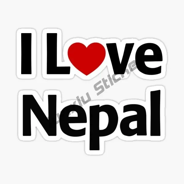Любовь Непал Флаг Наклейка Автомобиль Грузовик Ван Бампер Окно Чашка для
