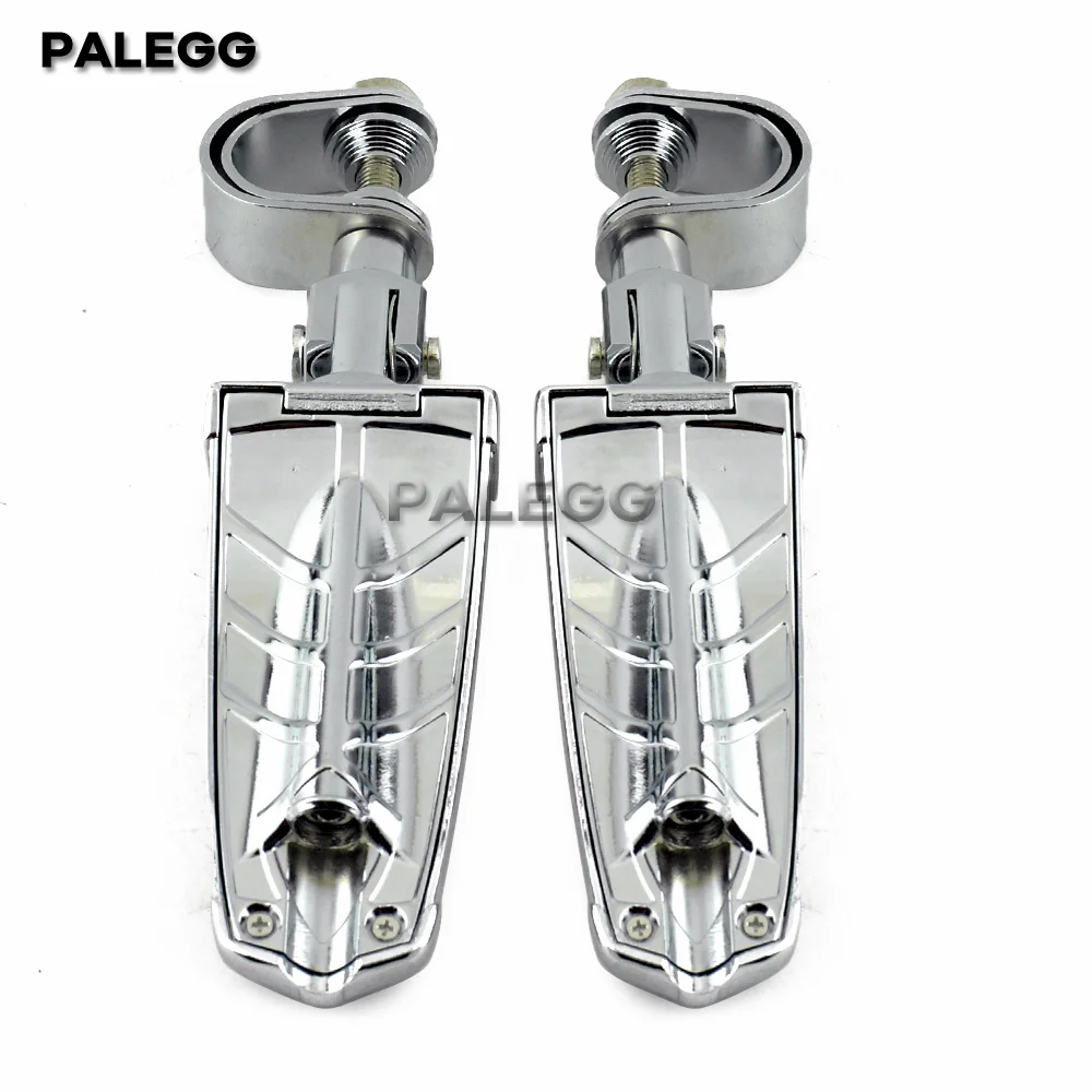 Хромированные Подножки Для Мотоцикла Регулируемое Защитное Крепление Двигателя