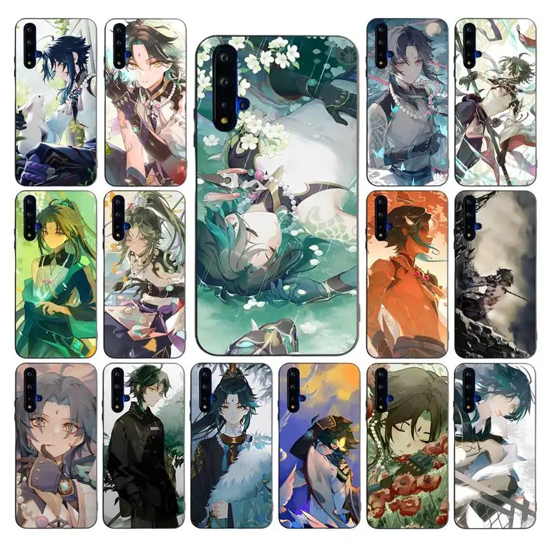 

YNDFCNB Genshin Impact XIAO Phone Case for Huawei Mate 20 10 9 40 30 lite pro X Nova 2 3i 7se