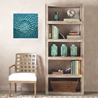 Абстрактная Картина на холсте, красная, синяя