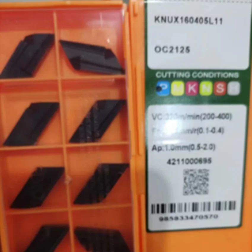 

OKE KNUX160405R11 OC2125 / KNUX160405L11 OC2125 KNUX160405R11 KNUX160405L11 CNC carbide inserts For Steel 10pcs/box