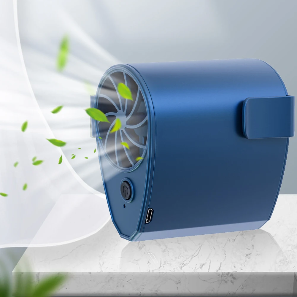 

Electric Fan Quiet Operation Waist Fan 1500mAh Battery Operated USB Rechargeable 4 To 6 Hours Duration for Indoor Outdoor Travel