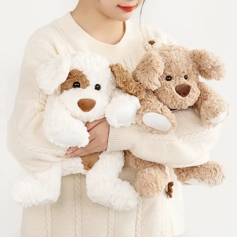 

Hot 35/45cm Kawaii Stuffed Teddy Dog Plush Toys Soft Rabbit Fur Puppy Dolls Kawaii Gift Girl Children's Sleeping Appease Pillow