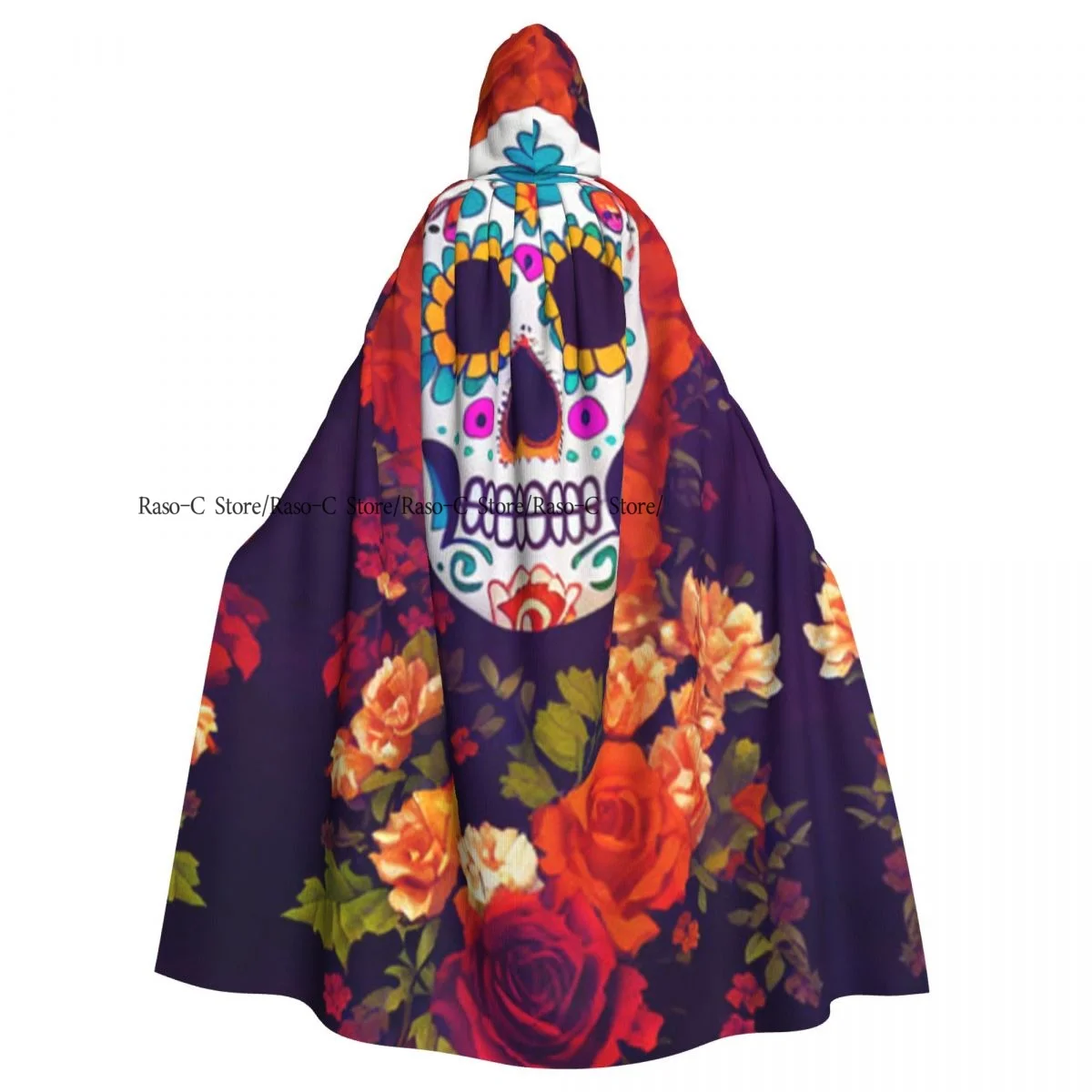 Двусторонняя накидка-накидка унисекс с капюшоном для взрослых вампиров плащ