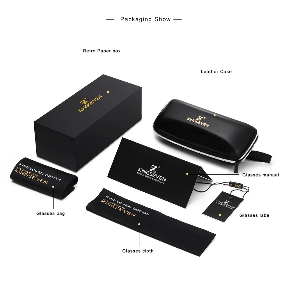 KINGSEVEN мужские поляризационные солнцезащитные очки с защитой UV400 CE