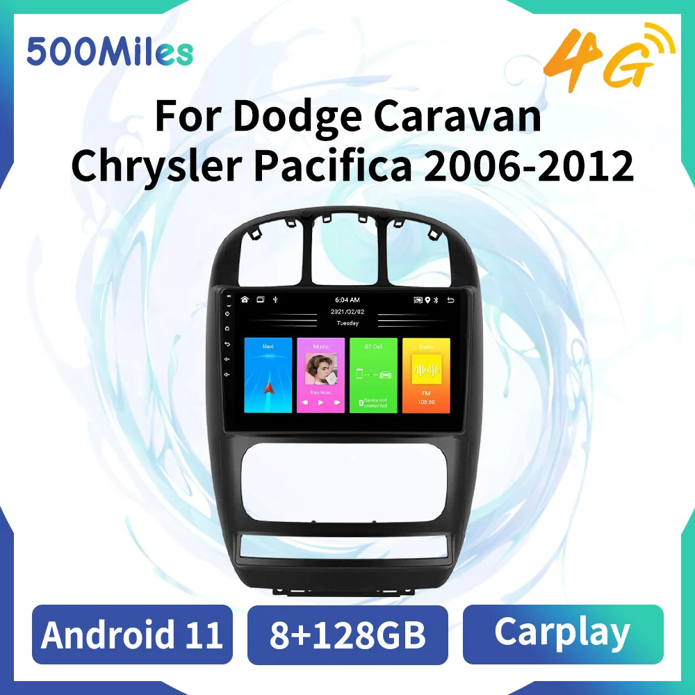 

For Dodge Caravan Chrysler Pacifica 2006-2012 10.1Inch Screen Android Car Stereo Gps Radio Car Multimedia Video Player