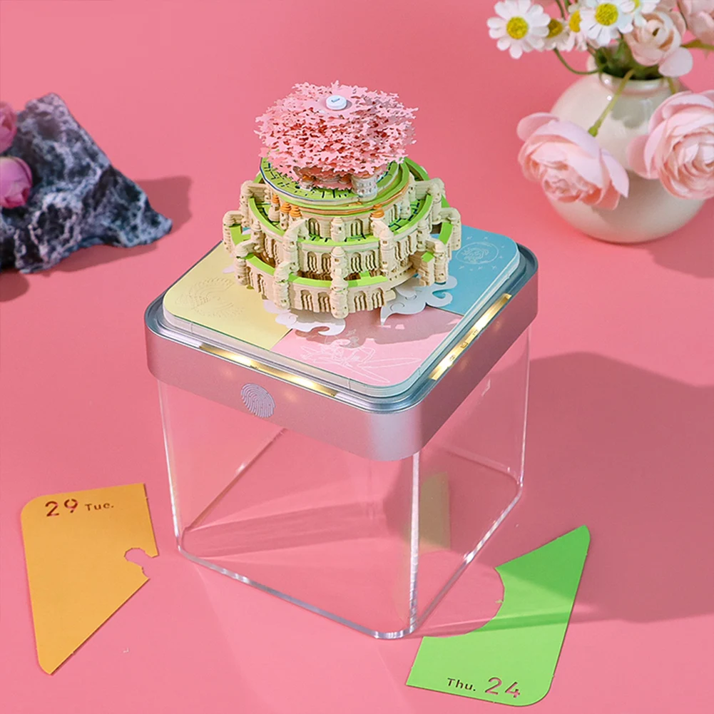 Настольный 3D-календарь 2025 календарь с фотографиями резьбой по бумаге