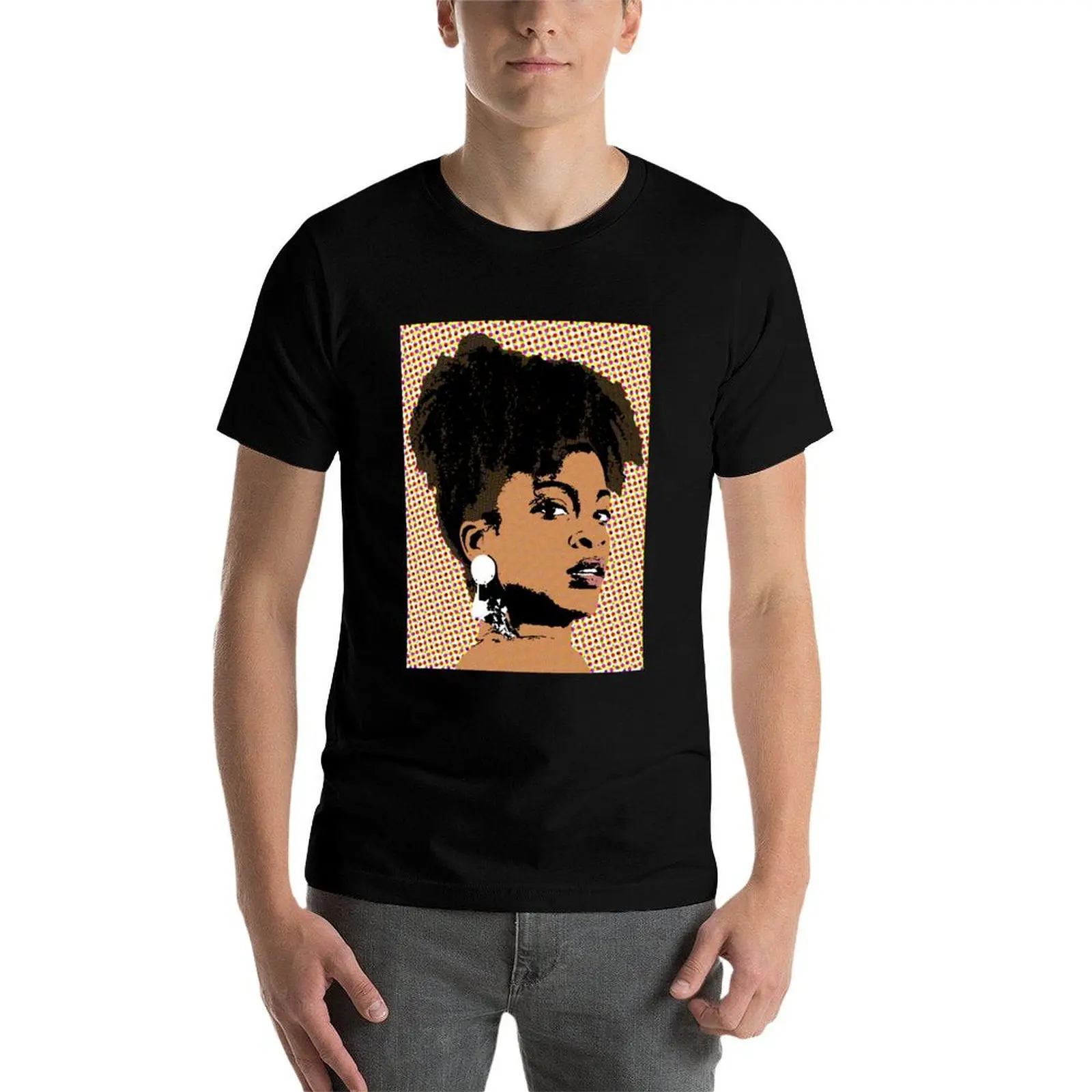 Фото Футболка Ari Lennox в стиле поп-арт, мужская футболка с принтом. №4