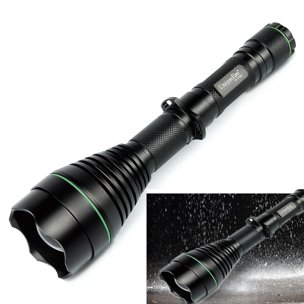 

UniqueFire UF-1508-50MM Lens XML2/XML T6 Rechargeable LED Flashlight Torch Lamp Focus Zoom+Two Slot USB Charger