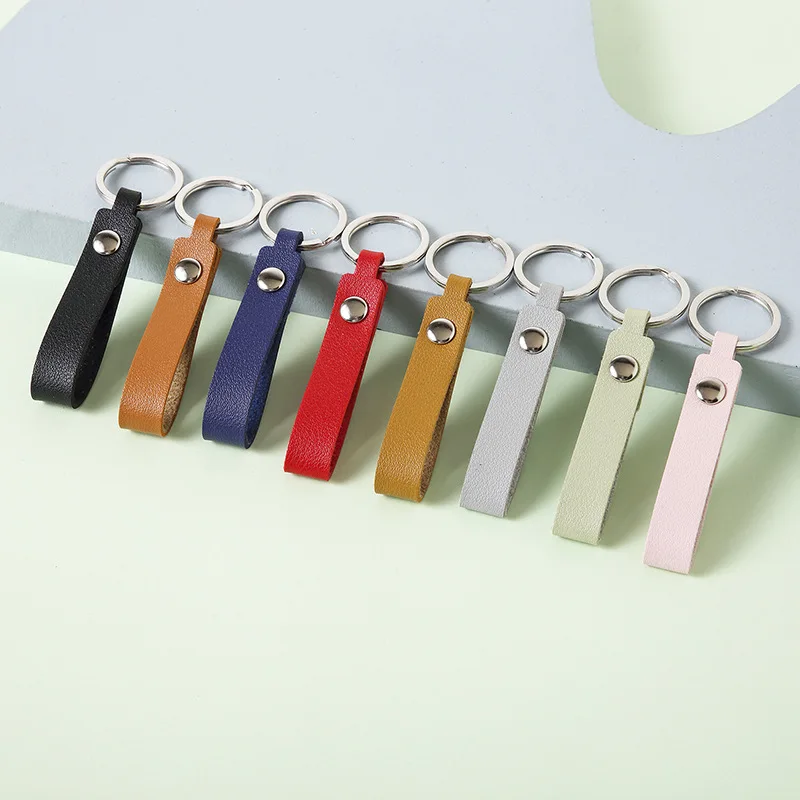 

8 цветов, искусственная кожа, искусственная кожа, фотомагнитный браслет, брелок, модные серебряные брелки, аксессуары, украшение, брелок для ...