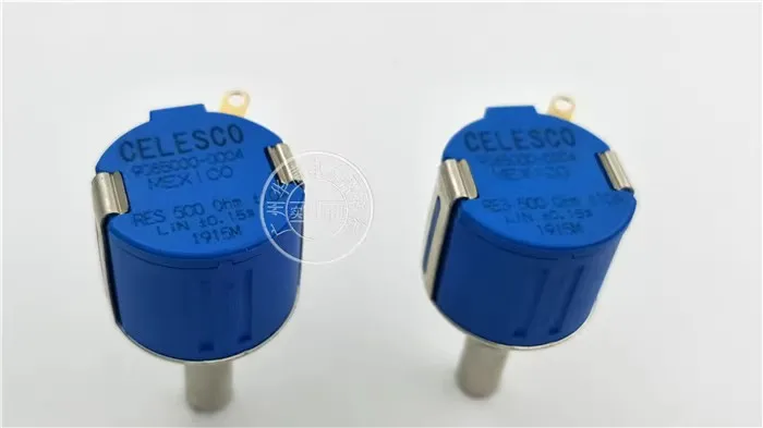 

5-поворотный потенциометр CELESCO 9085000-0004500 евро 0.15%, диаметр оси 6,4 мм