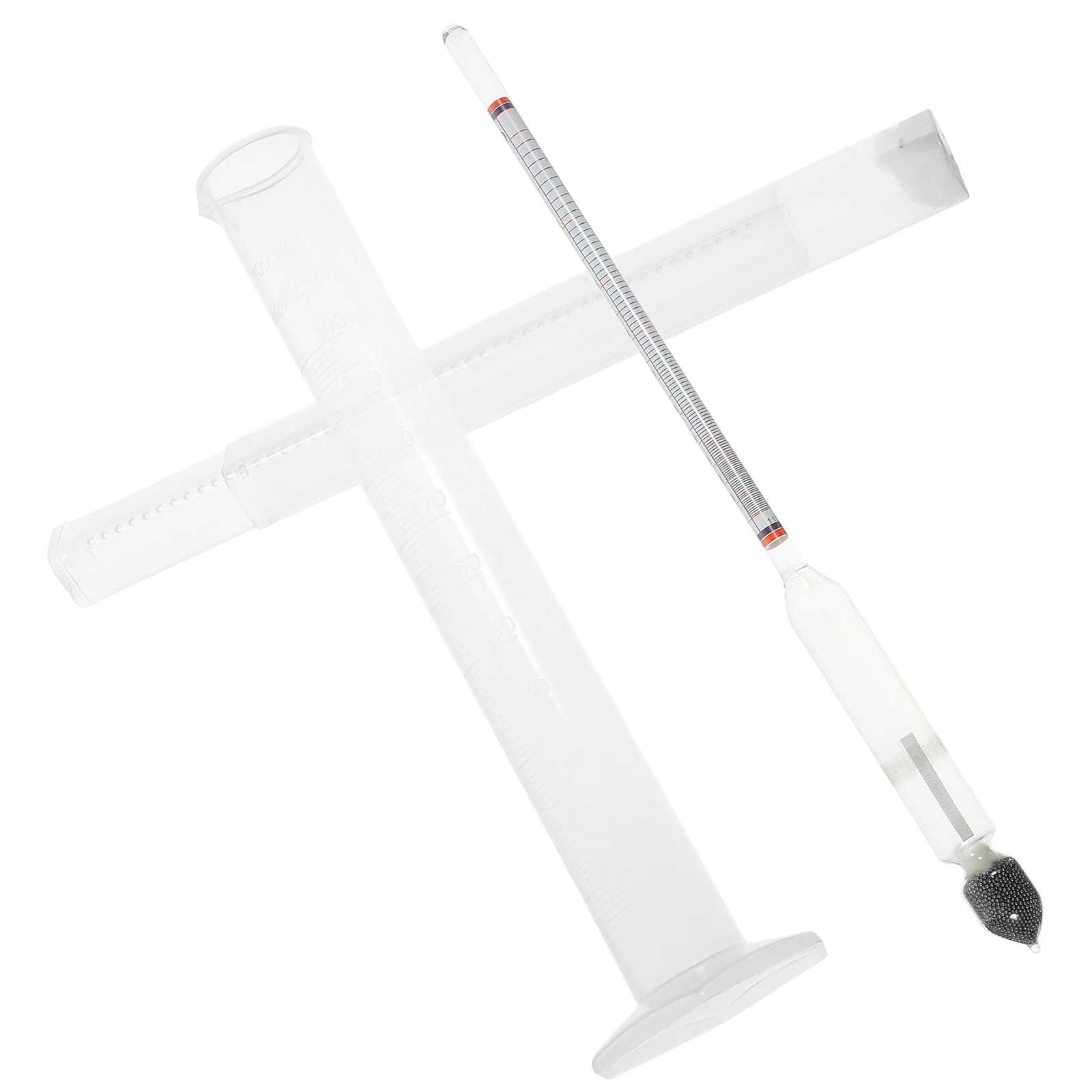 

Plastic Test Jar Scale Specific Gravity Hydrometer Density Making Alcohol Beer