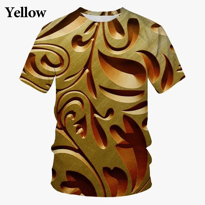 

New Summer Casual Fashion 3D Printing Fun Printed Crew Neck T-Shirt