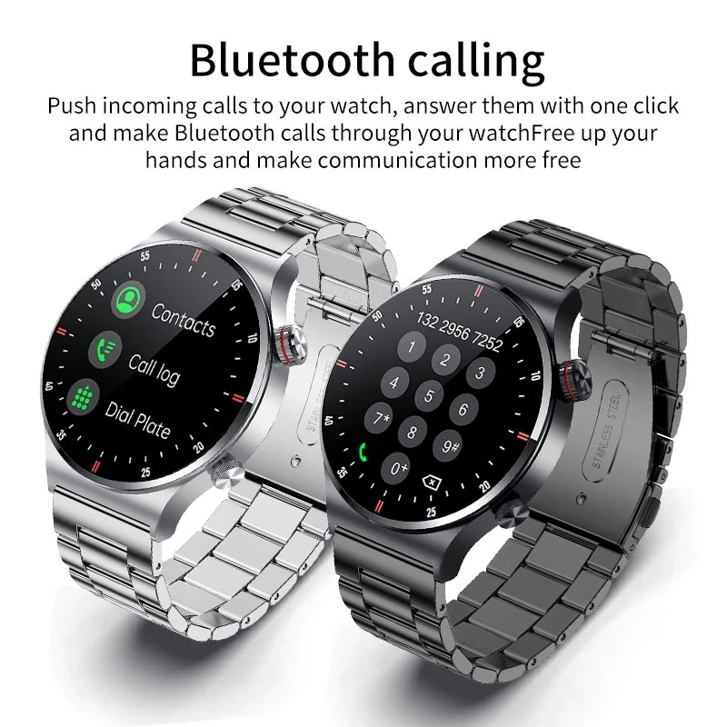 LIGE ECG+PPG Bluetooth Call Smart Watch 2022 Men Full Touch Sport Watch Health Tracker Men Smartwatch Waterproof For Android Ios