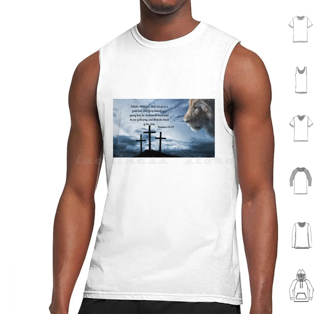 

Майка с принтом льва и Креста, хлопок