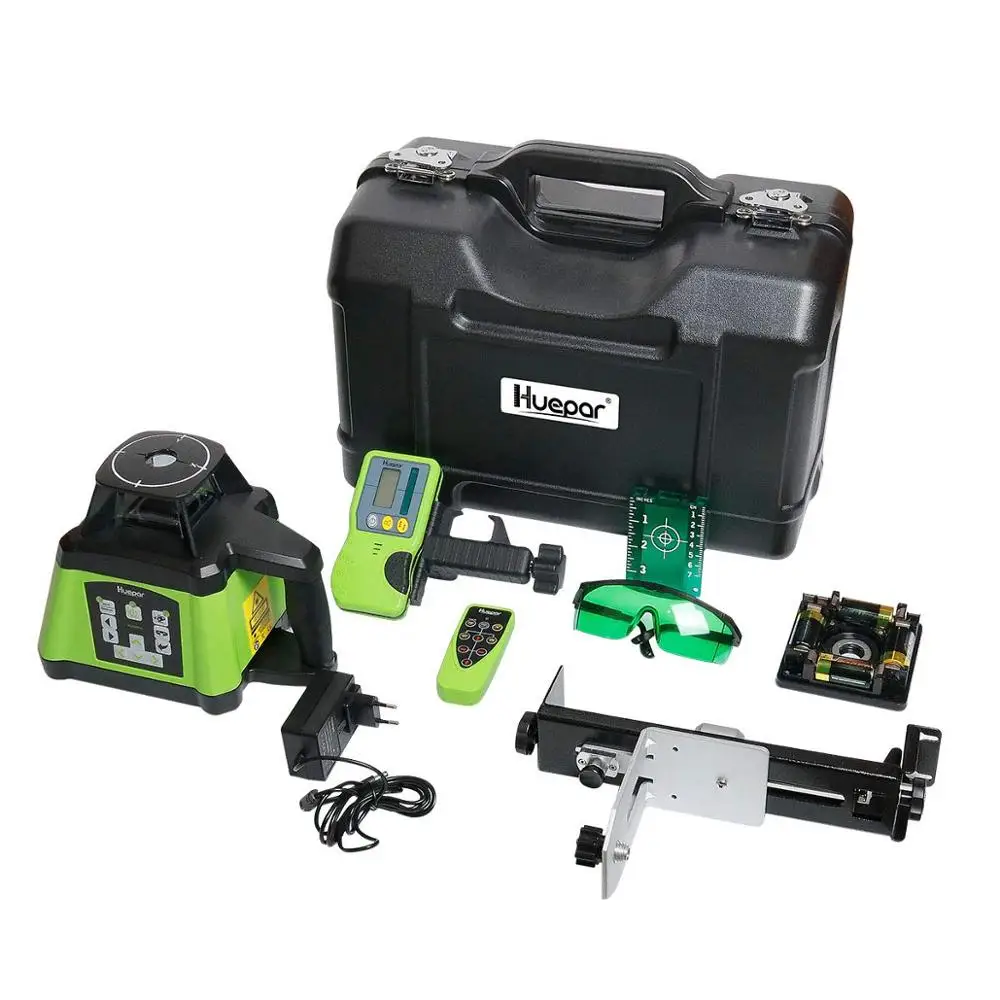 

Free shipping Pro Green Rotating Beam,Horizontal&Vertical Line/Up&Down Dots,Electronic Self-Leveling Rotary Laser Level Kit