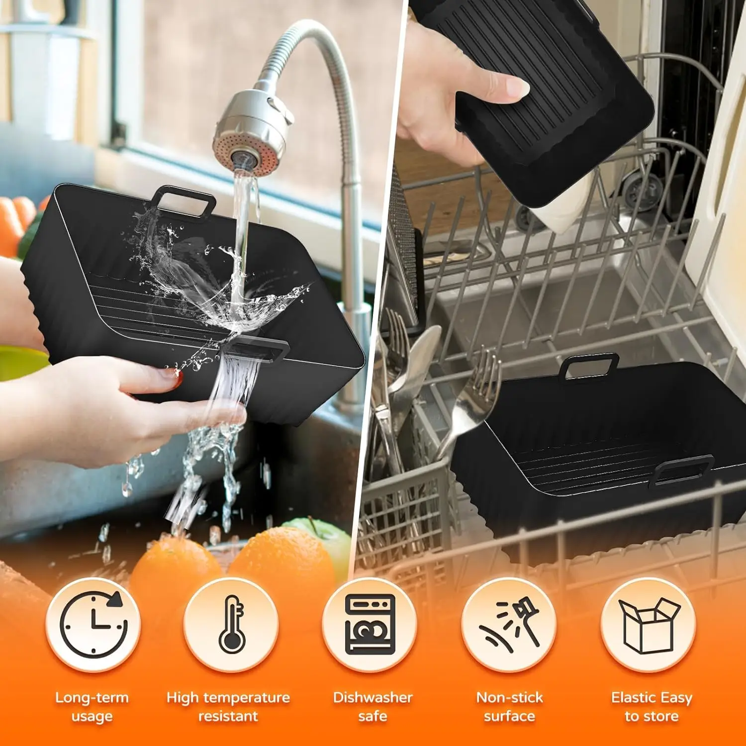 Принадлежности для фритюрницы Ninja Foodi Max Dual Zone AF400EU AF300EU 7.6L-9.5L и других двухзонных