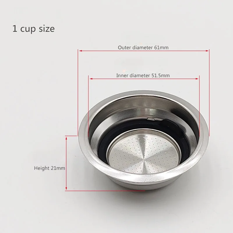 

Корзина для кофемашины YUAN-ECT из нержавеющей стали 51 мм